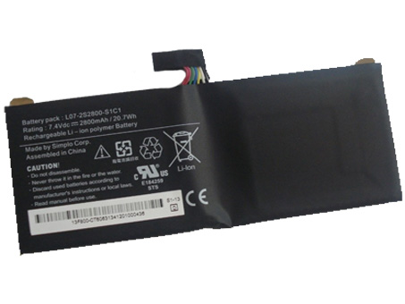 Batería para UNIWILL L07 2S2800 L1L7 Serie